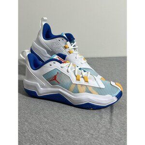Jordan One Take 4 Shoes Mens Size 11 White Blue Yellow Basketball DO7193-164